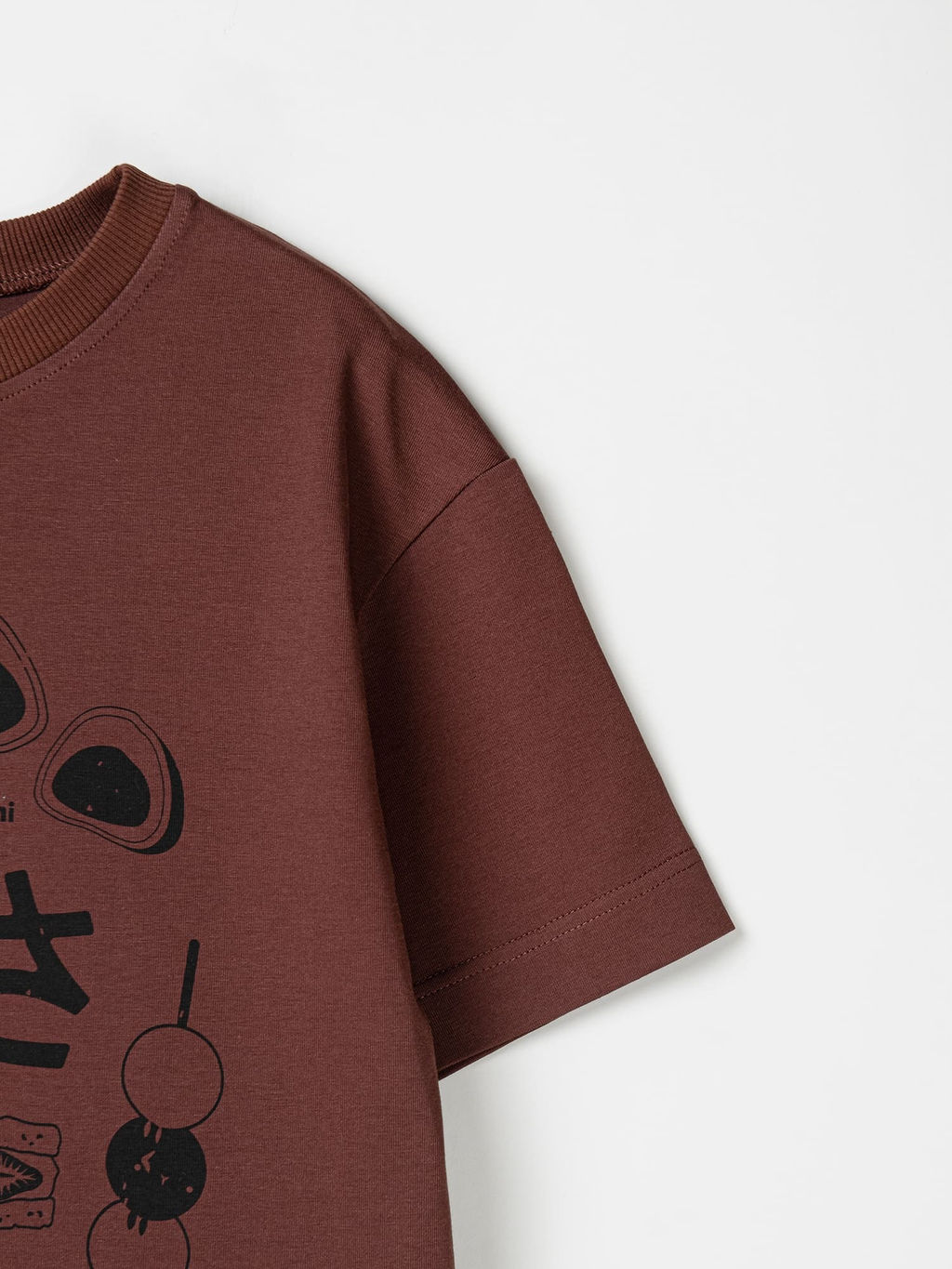 Футболка оверсайз Шоколад с принтом 7+ - Bungly фото 4