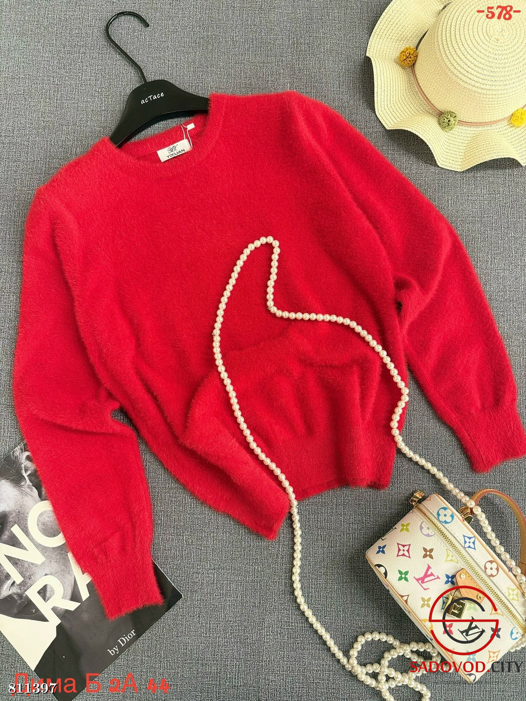 Кофта женская однотонная - Bruno фото 5