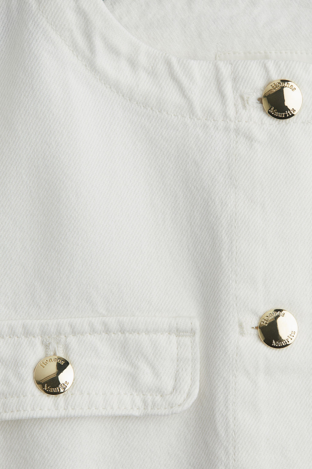 Chaqueta denim sin cuello - H&m фото 8