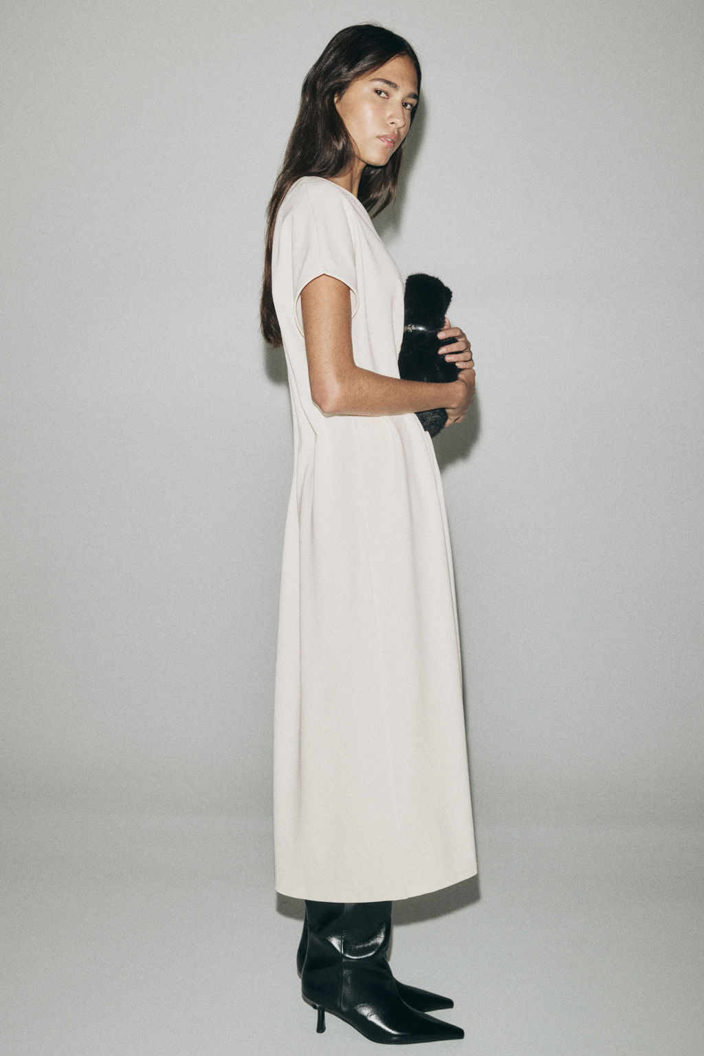Vestido entallado de punto - H&m фото 4