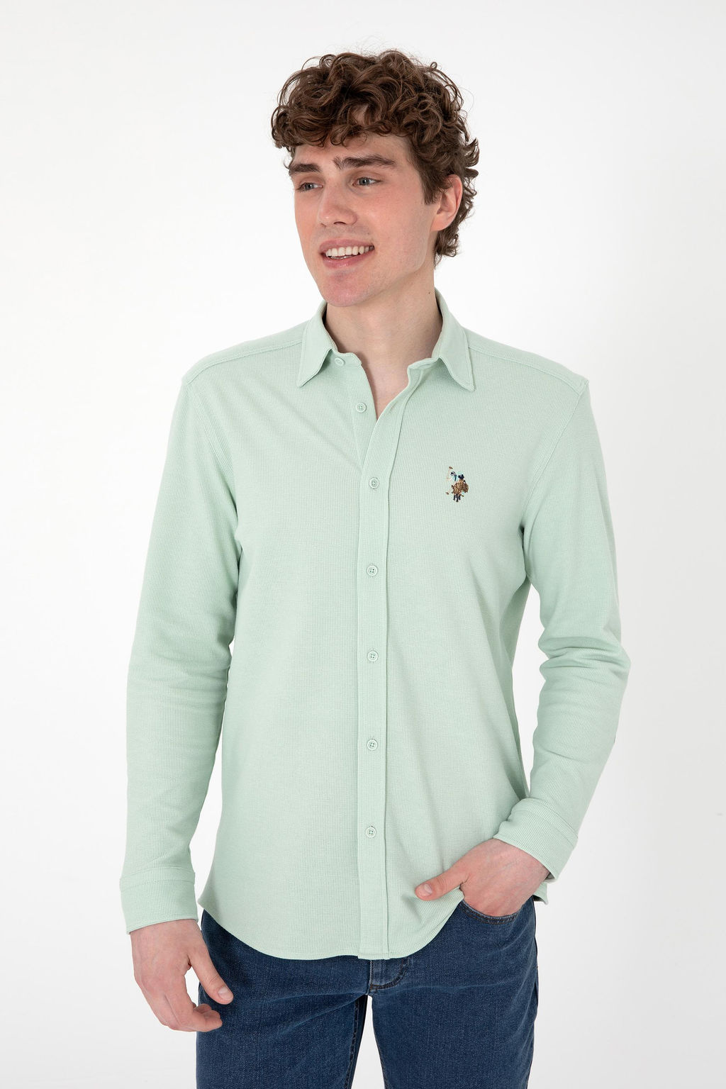 Erkek Su Ye_ili _rme G_mlek Sepette S_rpriz _ndirim - U.s. polo assn фото 3