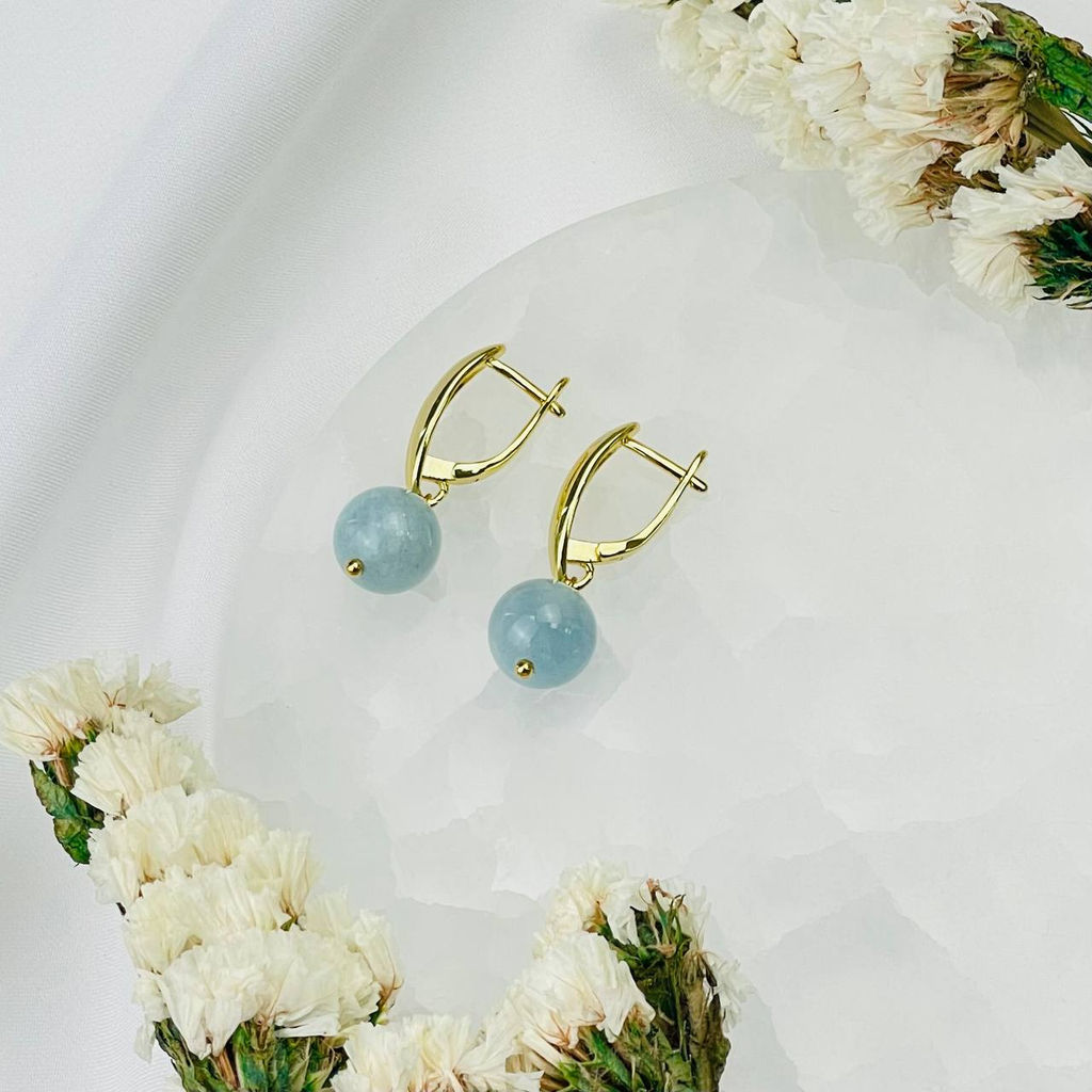 Серьги из Аквамарина