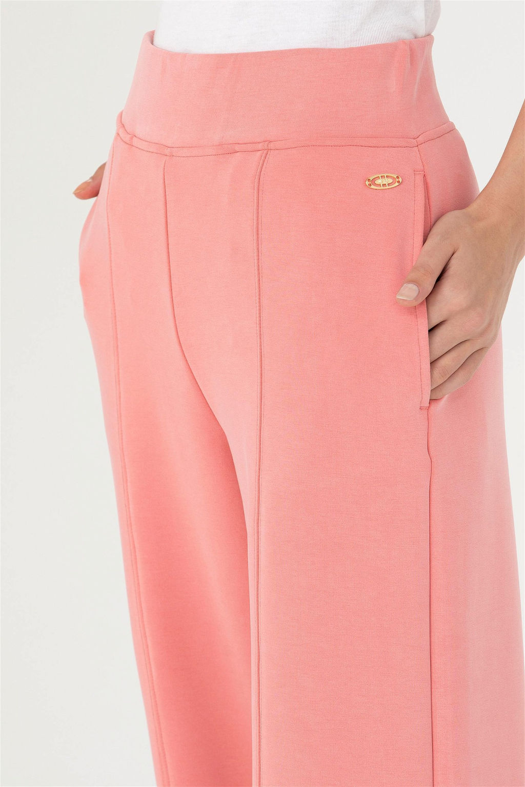 Женские спортивные штаны лососевого цвета - U.s. polo assn фото 6