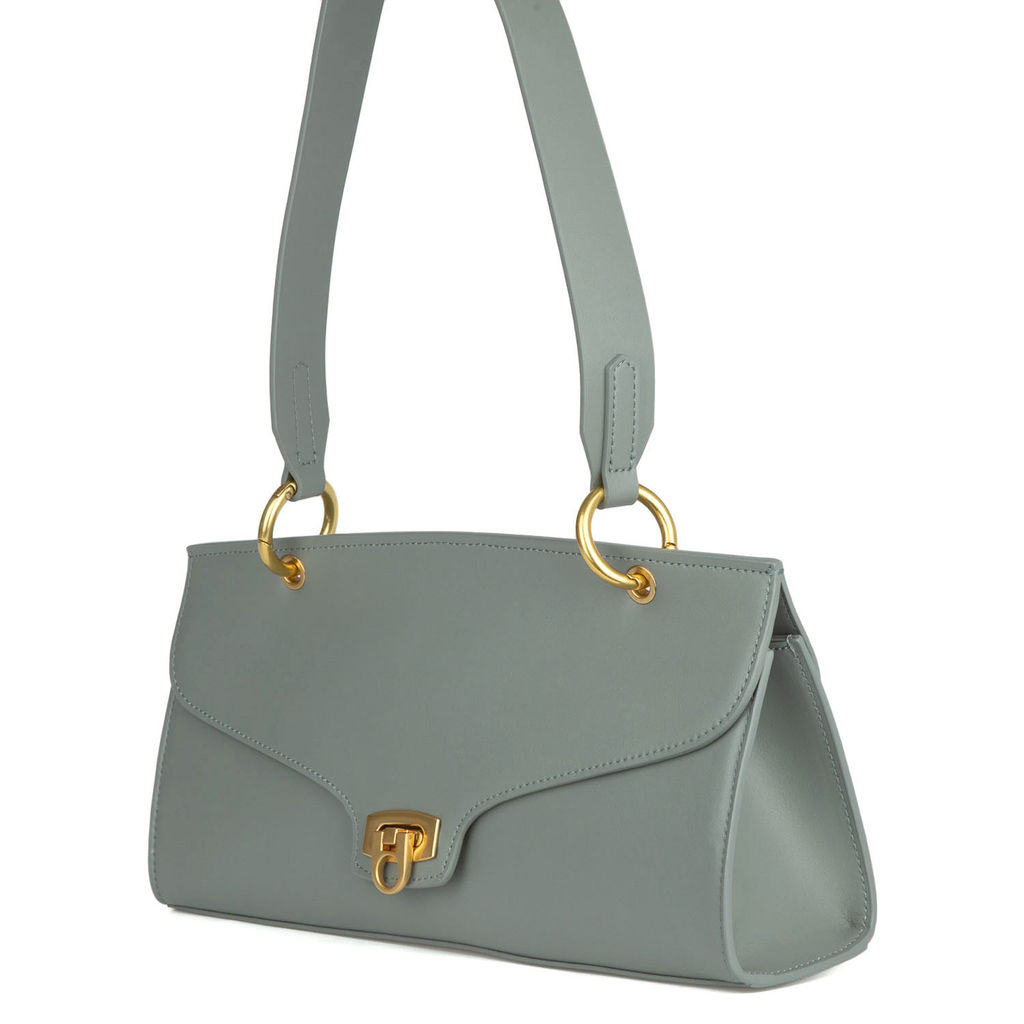 Женская кожаная сумка Багетка - Barcelo biagi фото 2