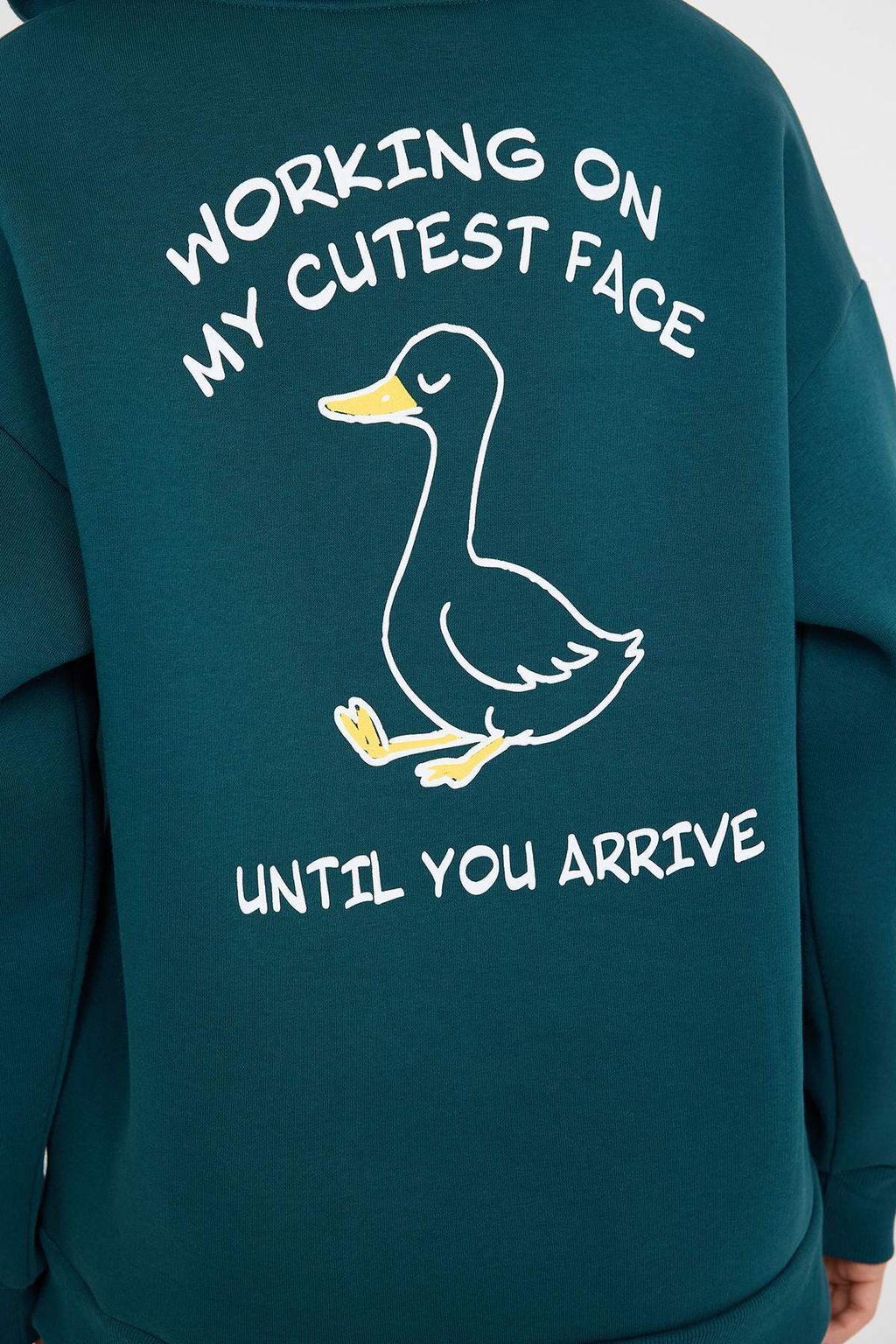 Teen Zumrut Yesili Orme Sweatshirt TWOAW26SW00165 - Trendyolmilla фото 5