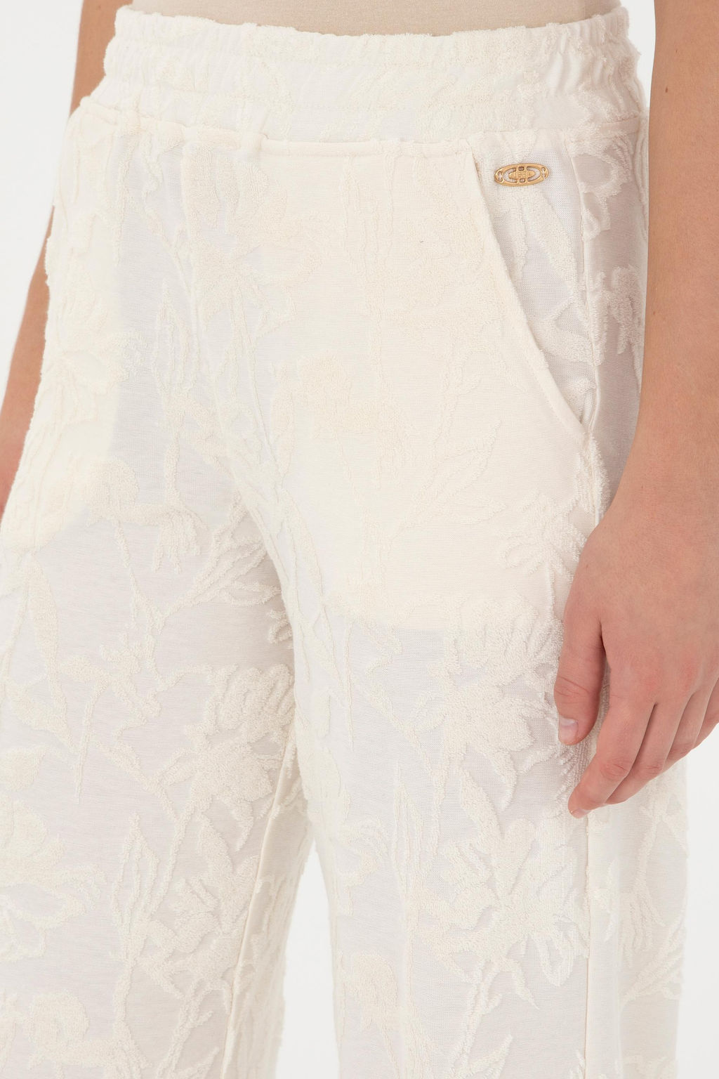 Женские кремовые спортивные штаны - U.s. polo assn фото 5