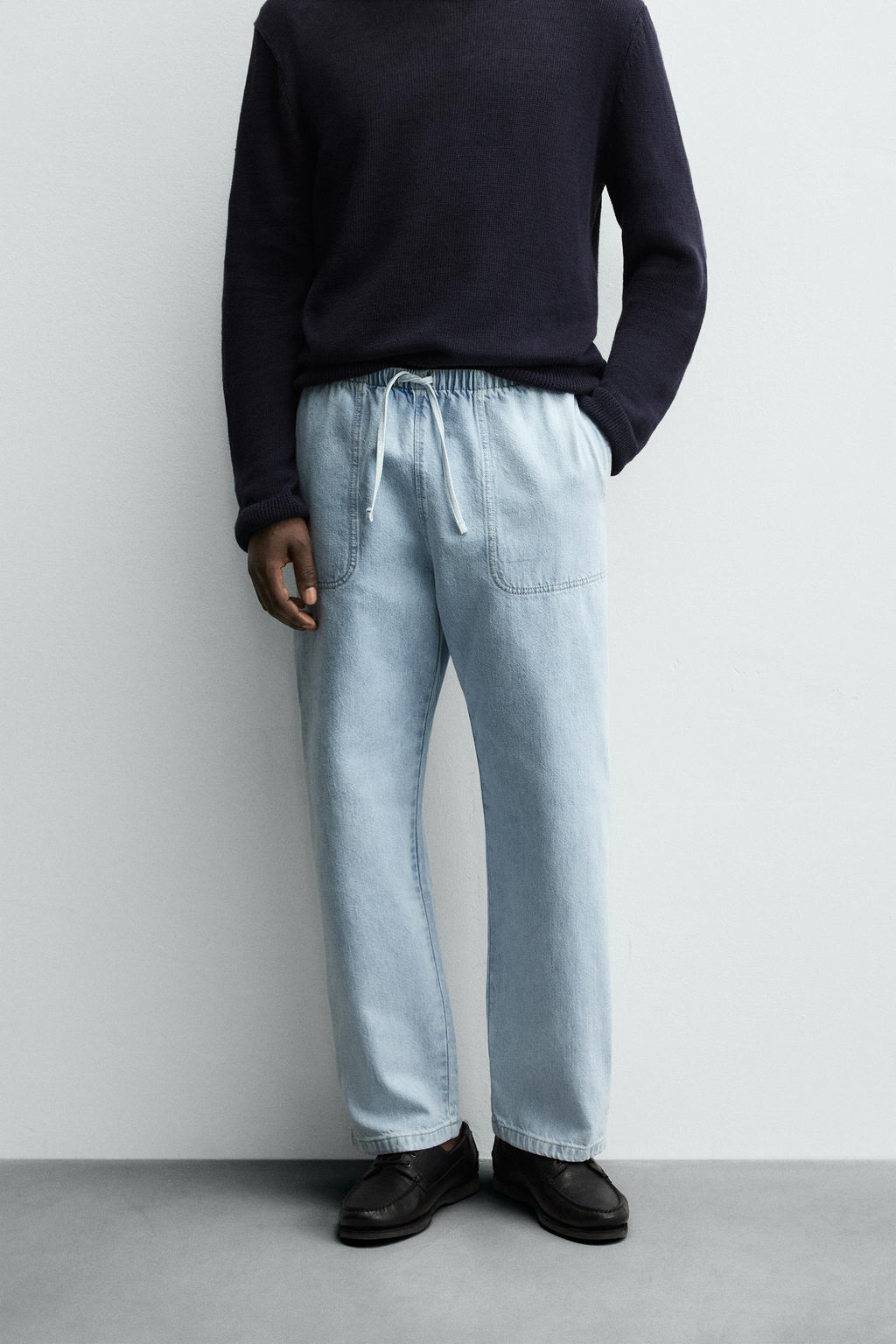 LIGHTWEIGHT JOGGER FIT JEANS - Zara фото 2