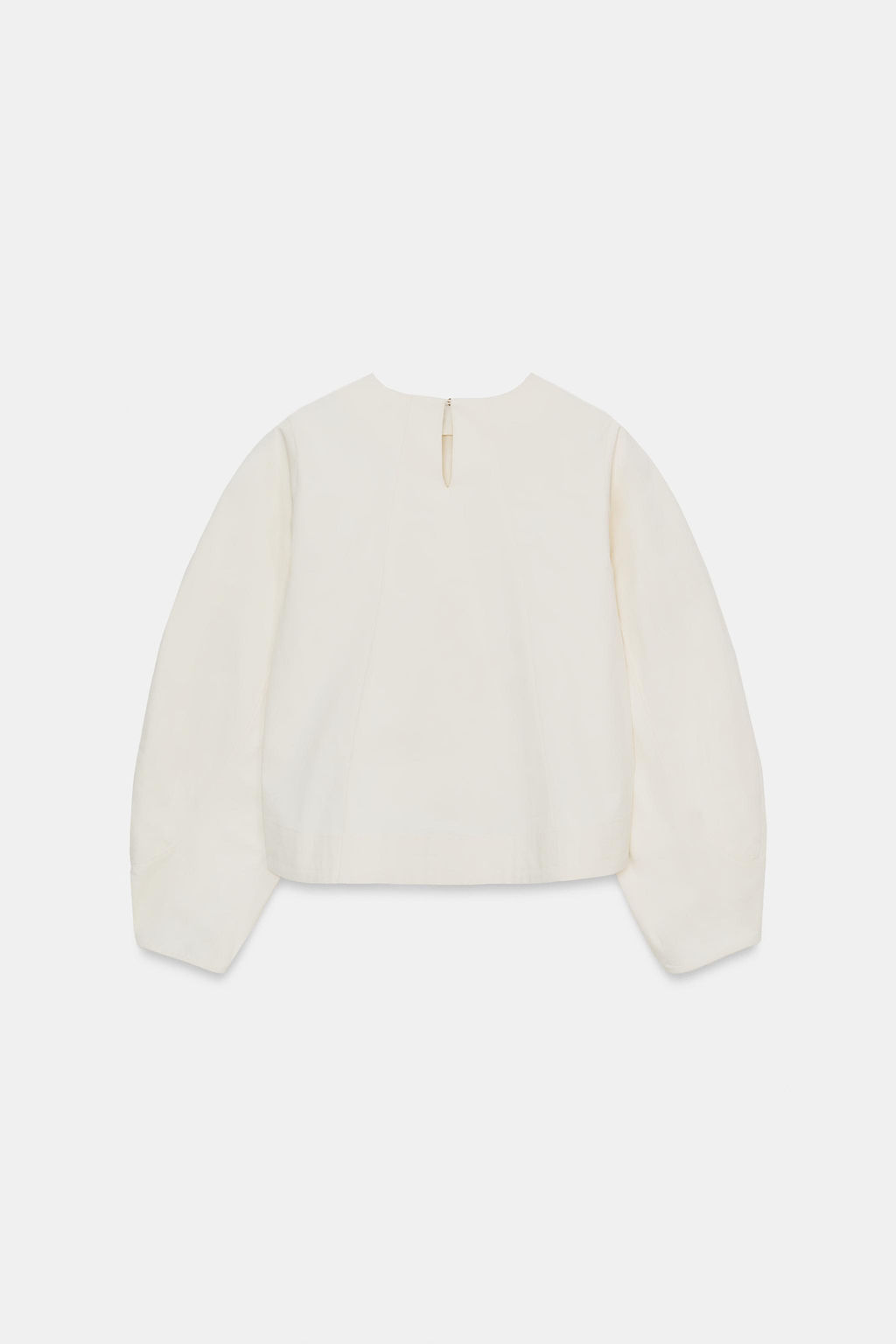 TOP CORTO MANGA VOLUMEN / Crudo - Zara фото 9