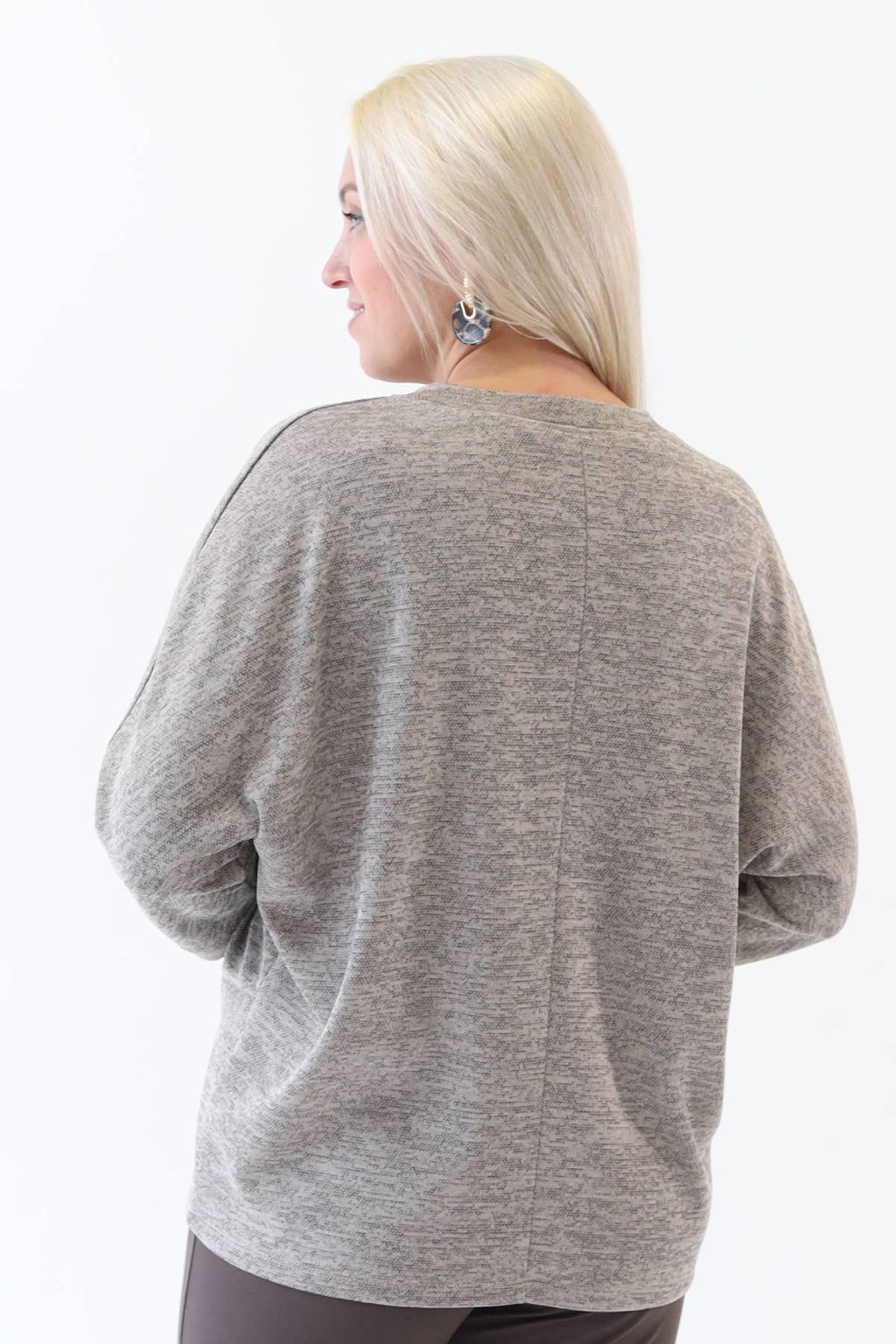 Блузка женская 4326/06/Бежевый меланж - Rise фото 3