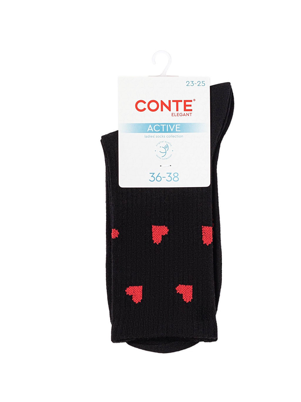 Цена за 2 пары. Носки удлиненные CONTE ACTIVE Носки женские хлопковые - Conte elegant фото 4