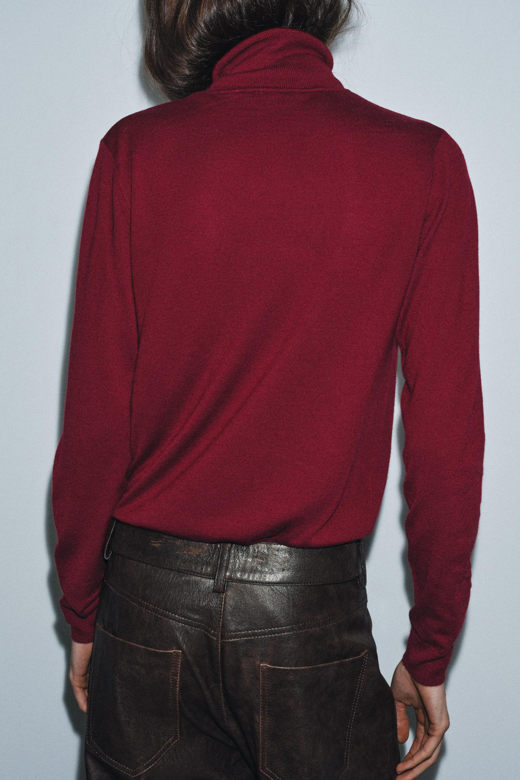WOOL HIGH NECK JUMPER - Zara фото 3