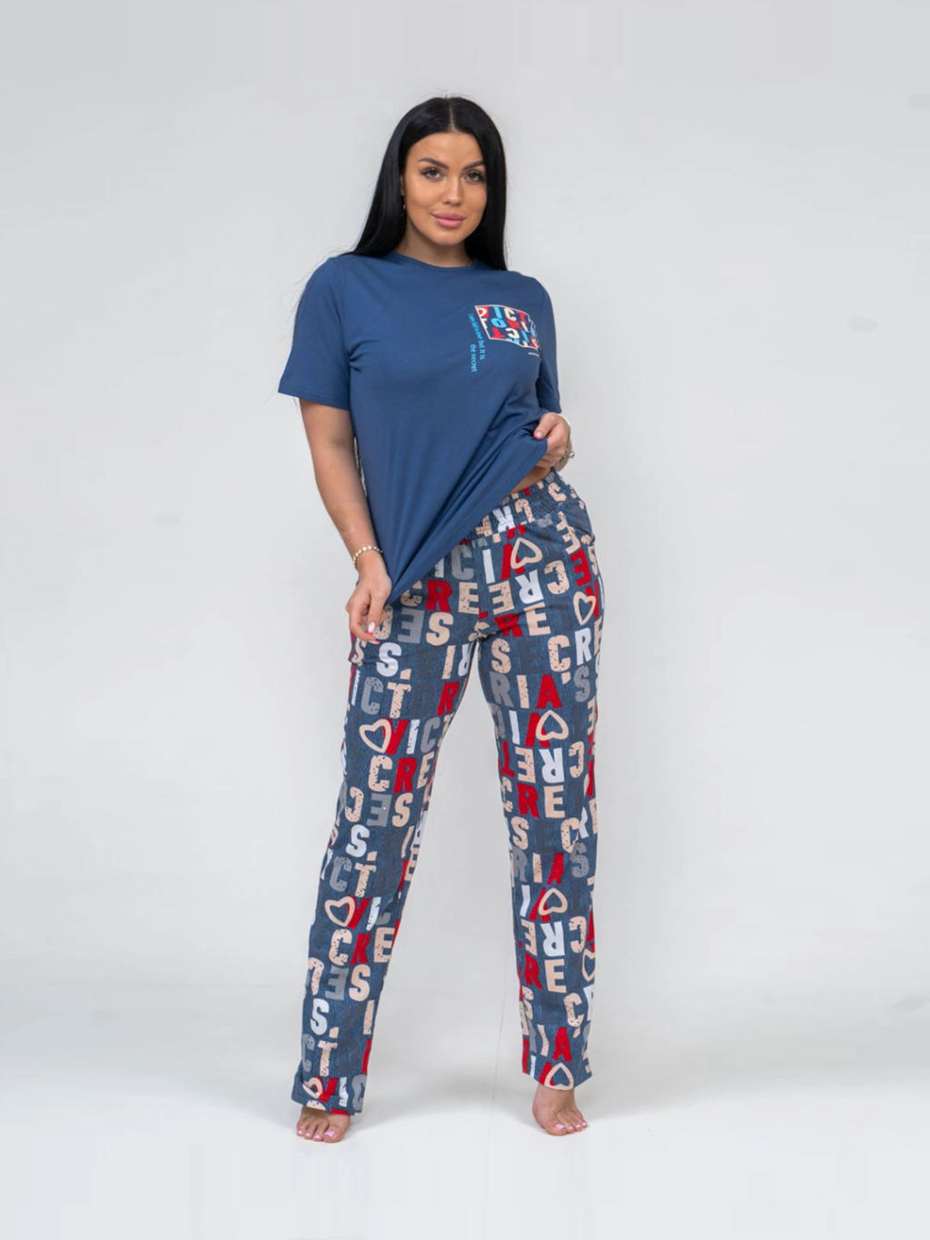 Костюм женский, цвет синий