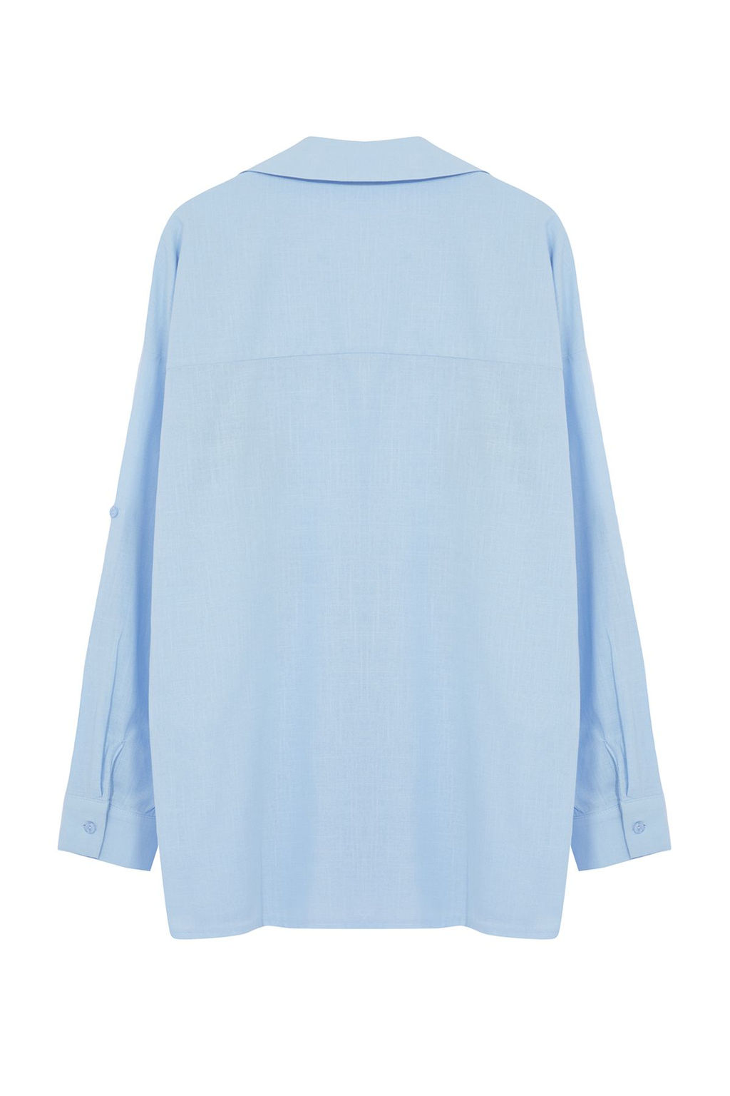 Mavi Dokuma Nak?sl? 100% Pamuk Gomlek TBESS24GO00045