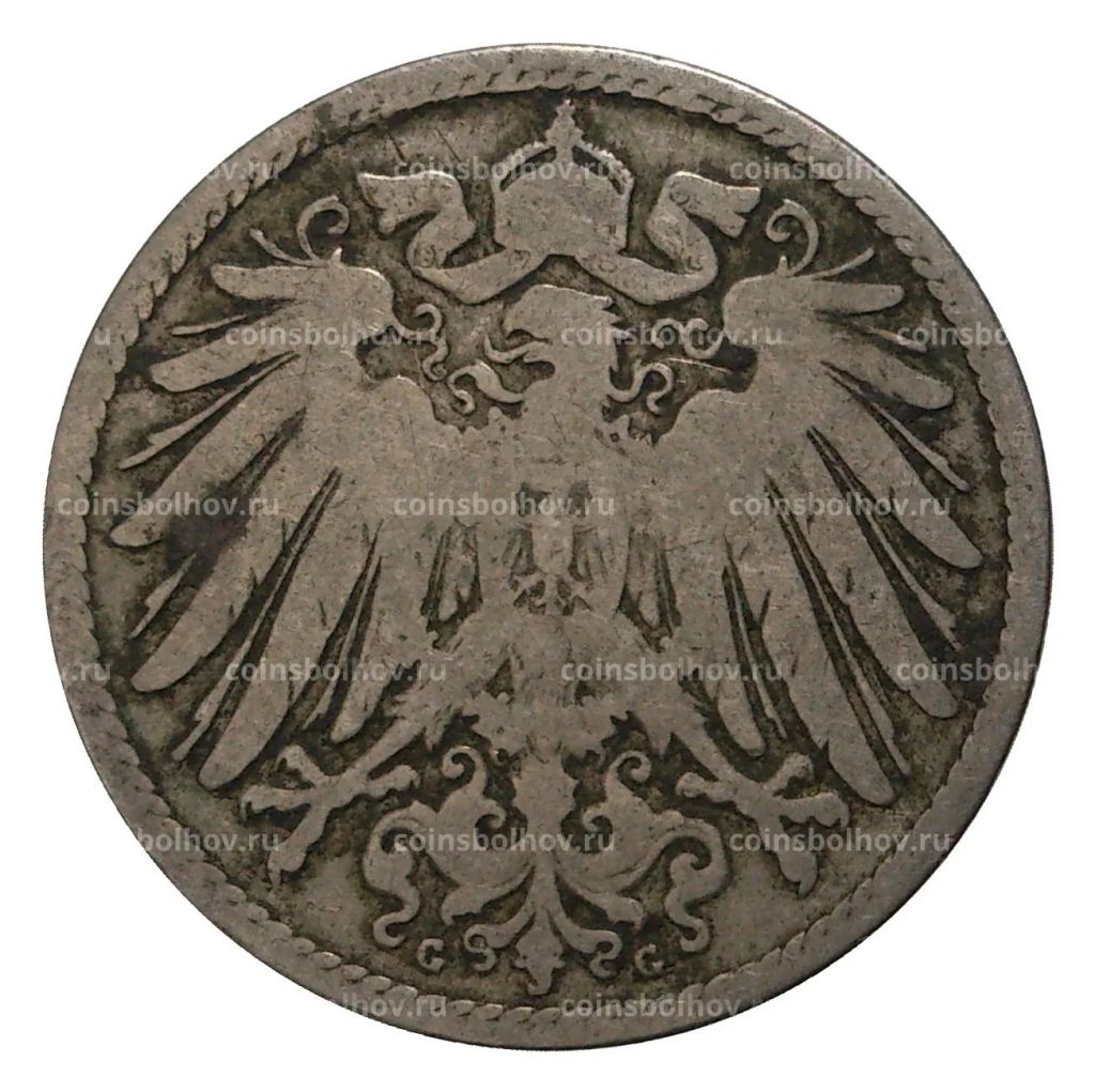 10 пфеннигов 1890 года G Германия