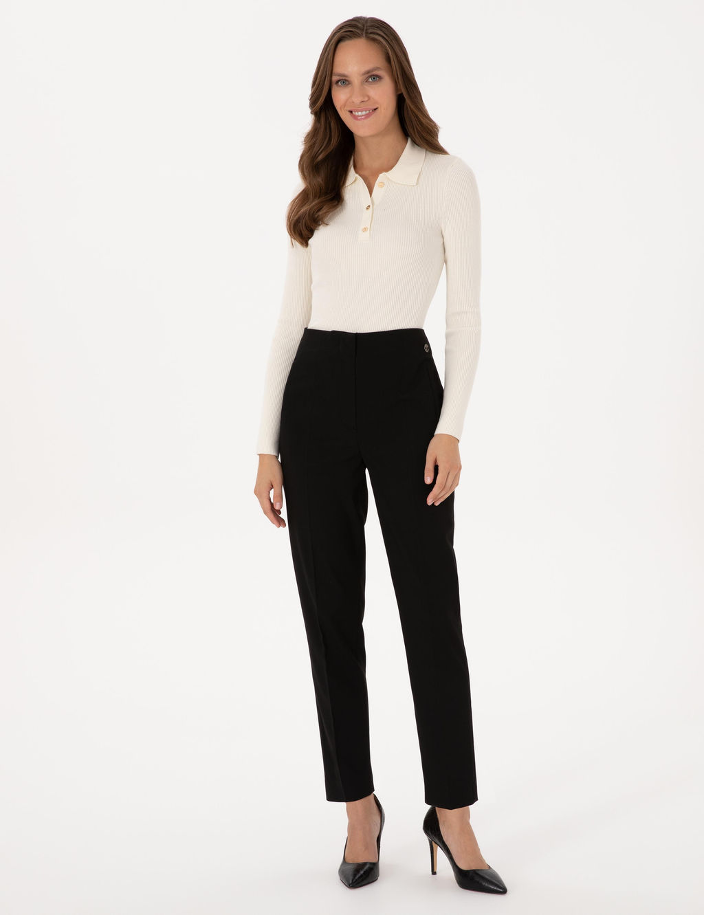 Siyah Carrot Fit Kuma_ Pantolon - Pierre cardin фото 3