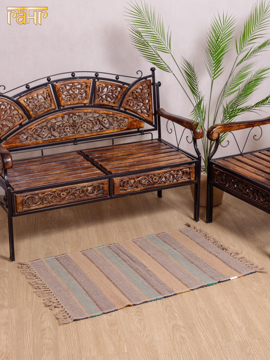 Коврик самотканный х/б 60*90см №703/33/1