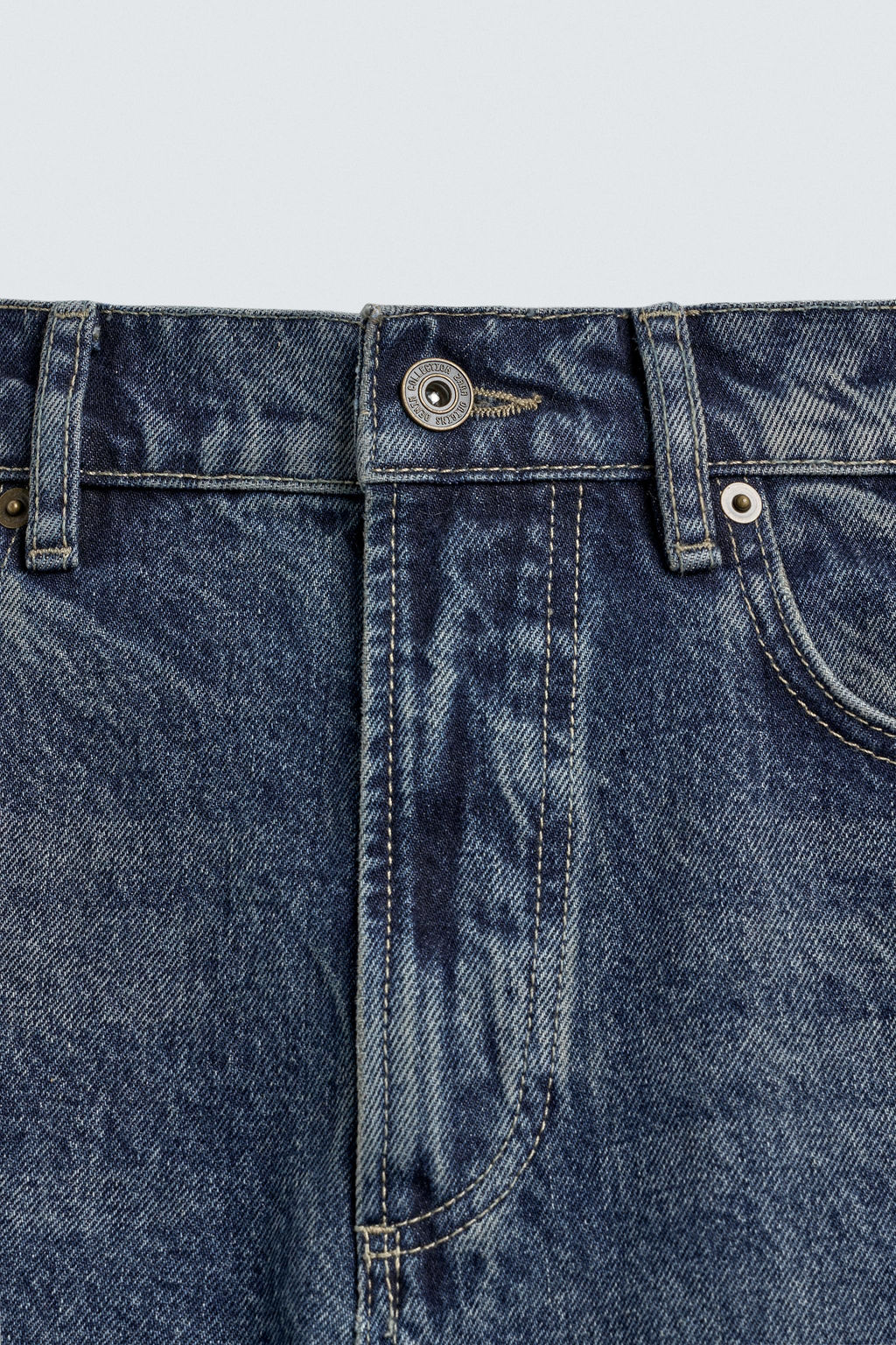 JEANS STRAIGHT ANKLE FIT / ?ndigo - Zara фото 9