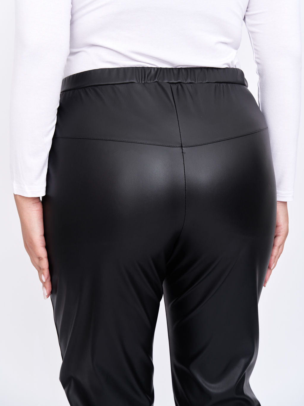 Брюки из эко-кожи ZBB32209BLK01 - Артесса фото 5