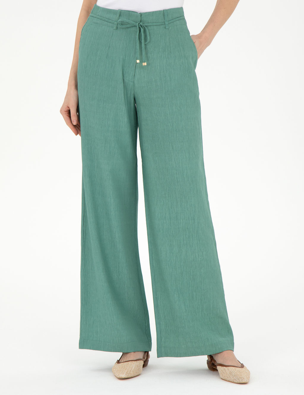 Ye_il Loose Fit Pantolon