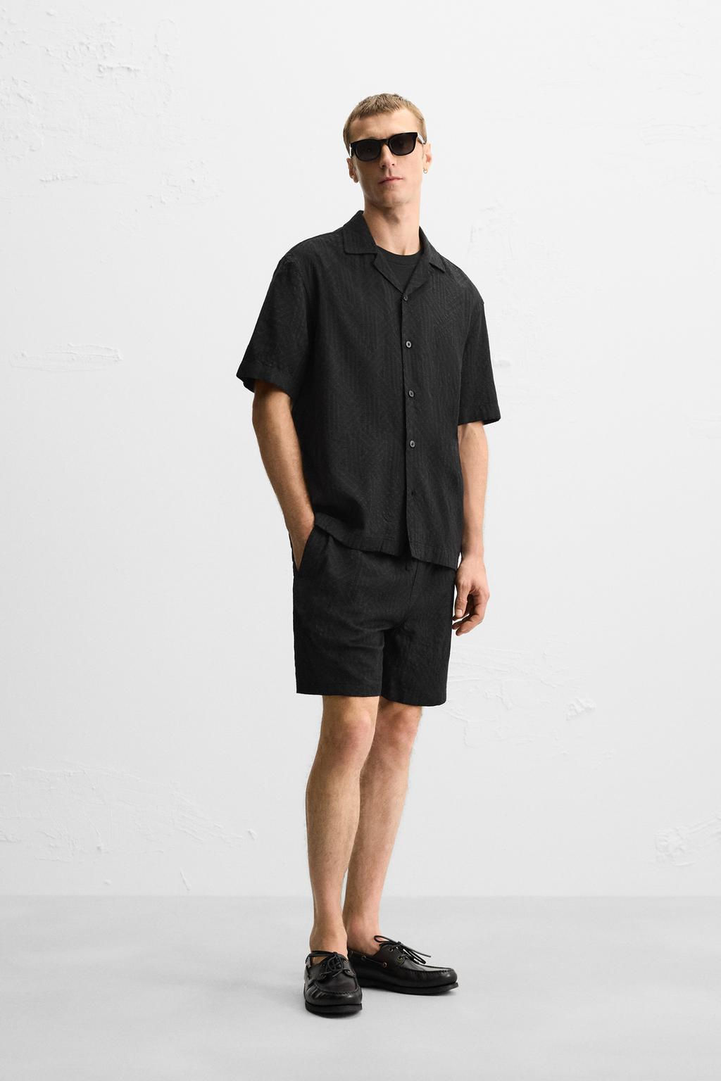 GEOMETRIC JACQUARD SHIRT - Zara фото 9