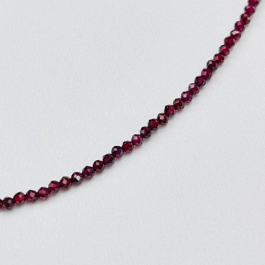 Колье из Граната и Жемчуга "Бантик" 39 см +