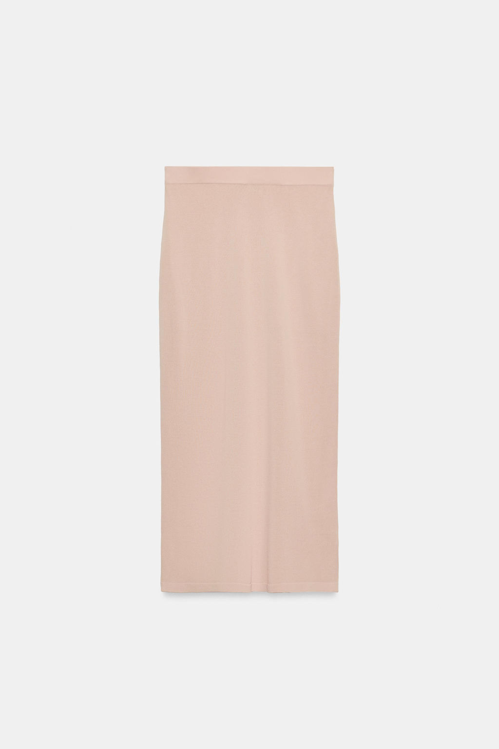 FALDA MIDI PUNTO / rosa claro - Zara фото 3