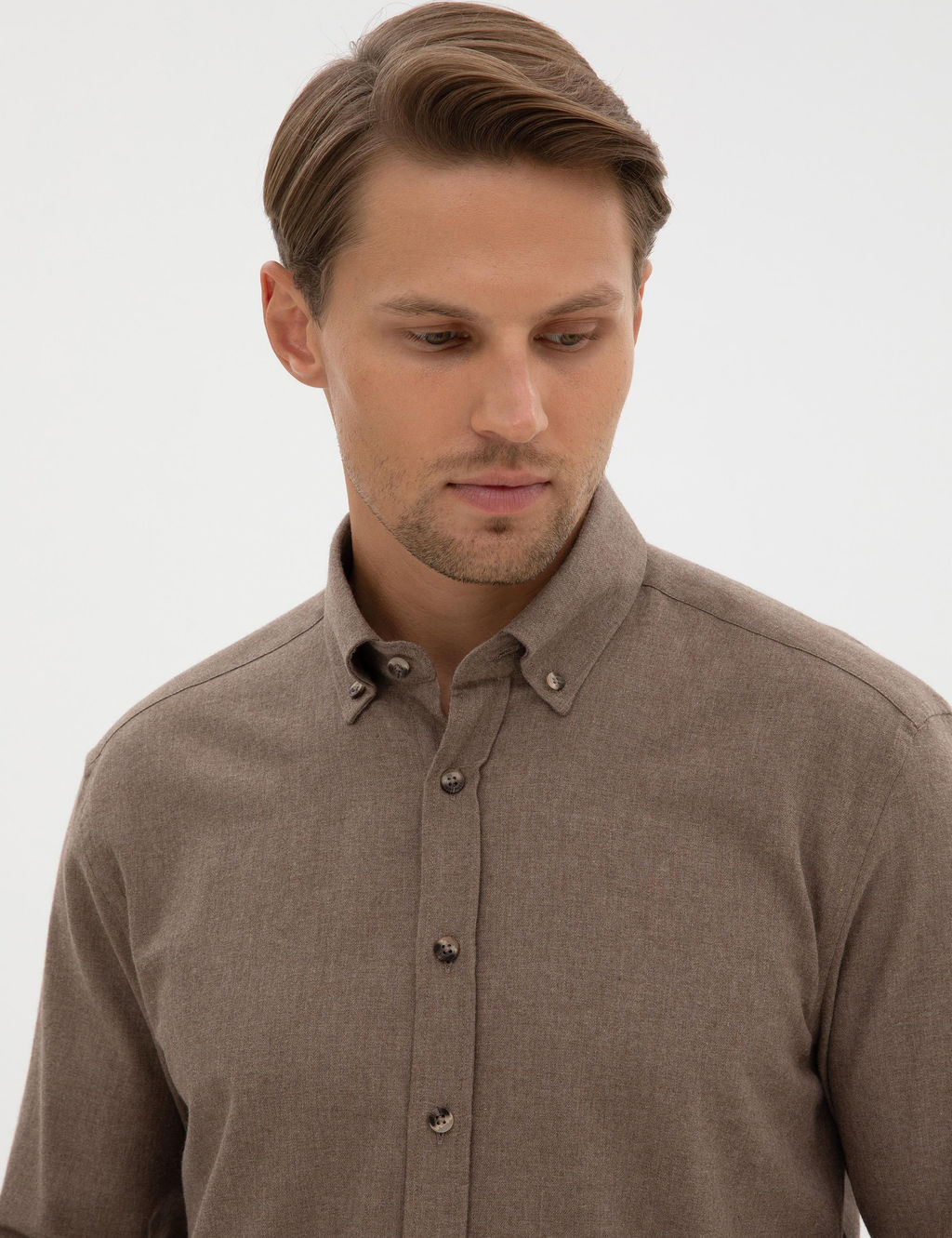Vizon Regular Fit Uzun Kollu G_mlek - Pierre cardin фото 2
