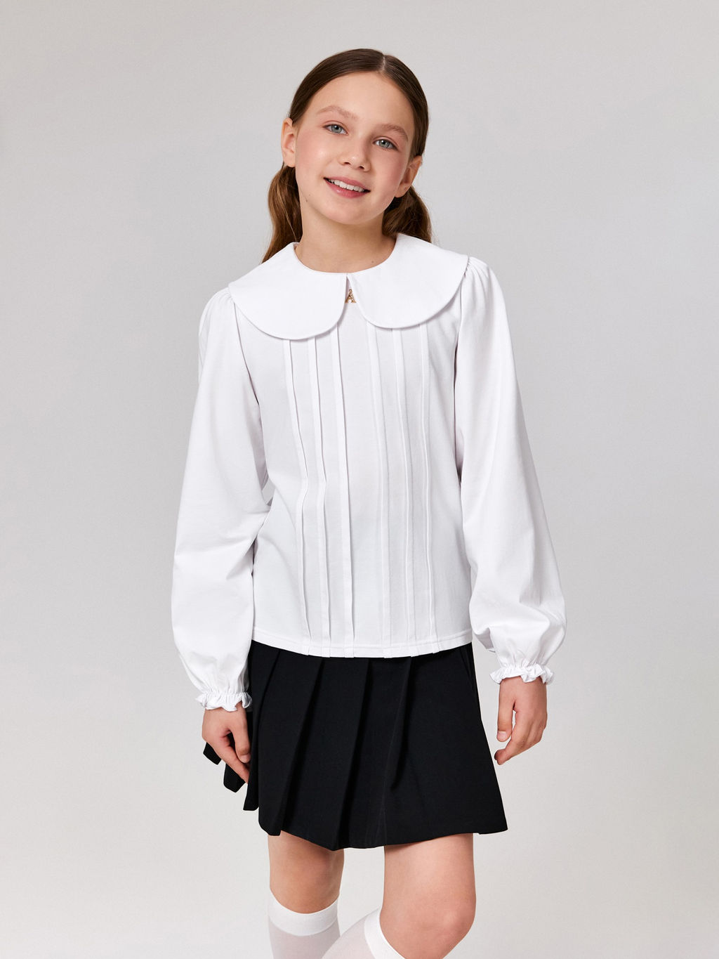 ACOOLA / Блузка детская для девочек Norma белый