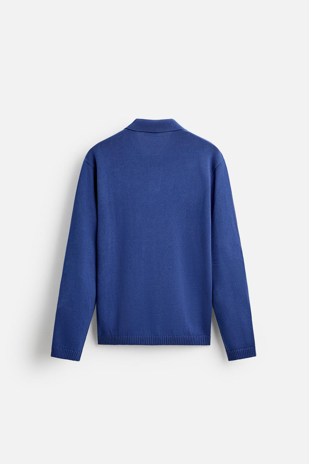 COTTON KNIT POLO SHIRT - Zara фото 7