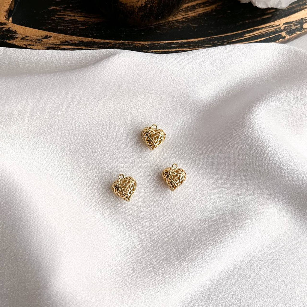 Подвеска Сердце ( 3 шт) - Радуга самоцветов фото 2