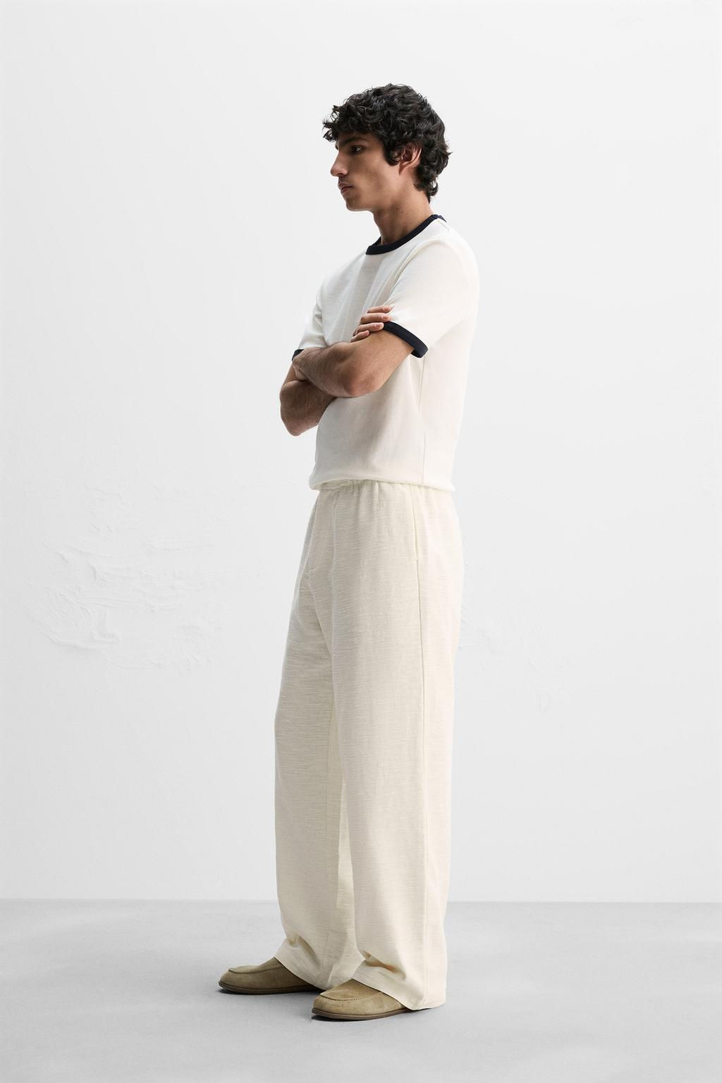 TEXTURED TROUSERS - Zara фото 4