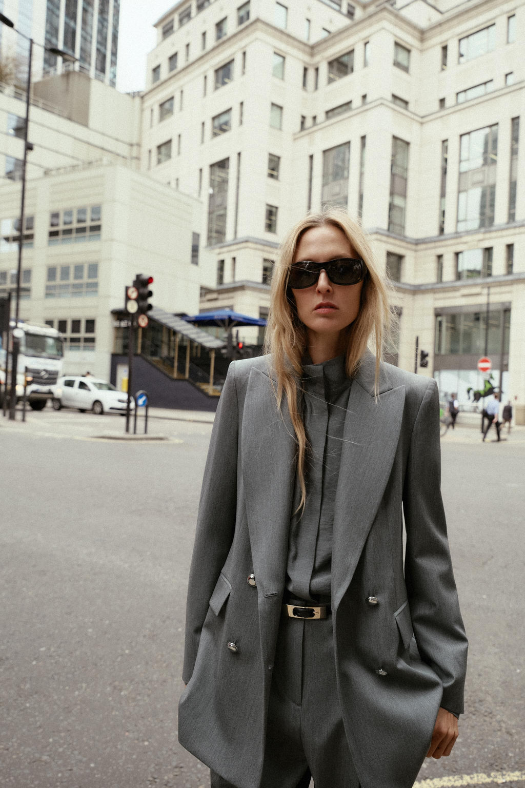 DOUBLE-BREASTED BLAZER - Zara фото 3