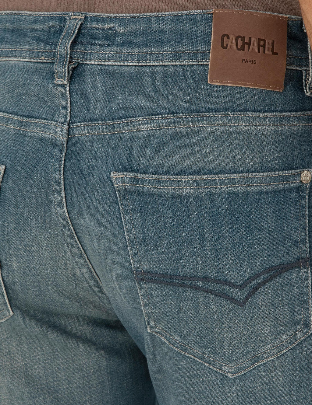Джинсовые брюки узкого кроя цвета индиго - Cacharel фото 6