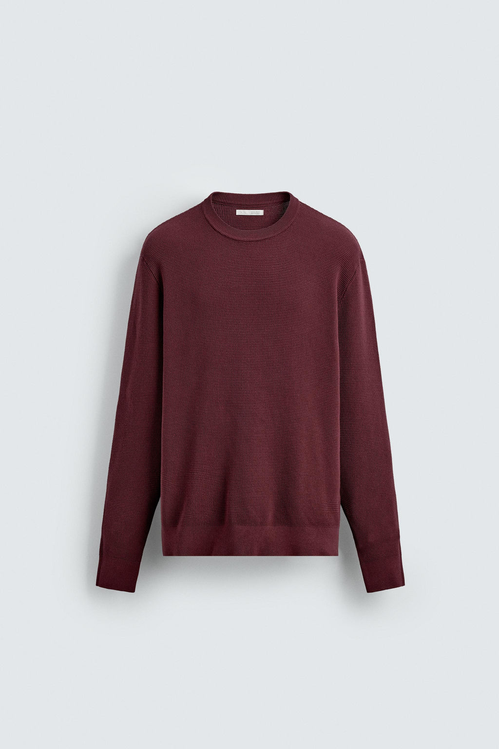 REGULAR FIT TEXTURED SWEATER - Zara фото 7