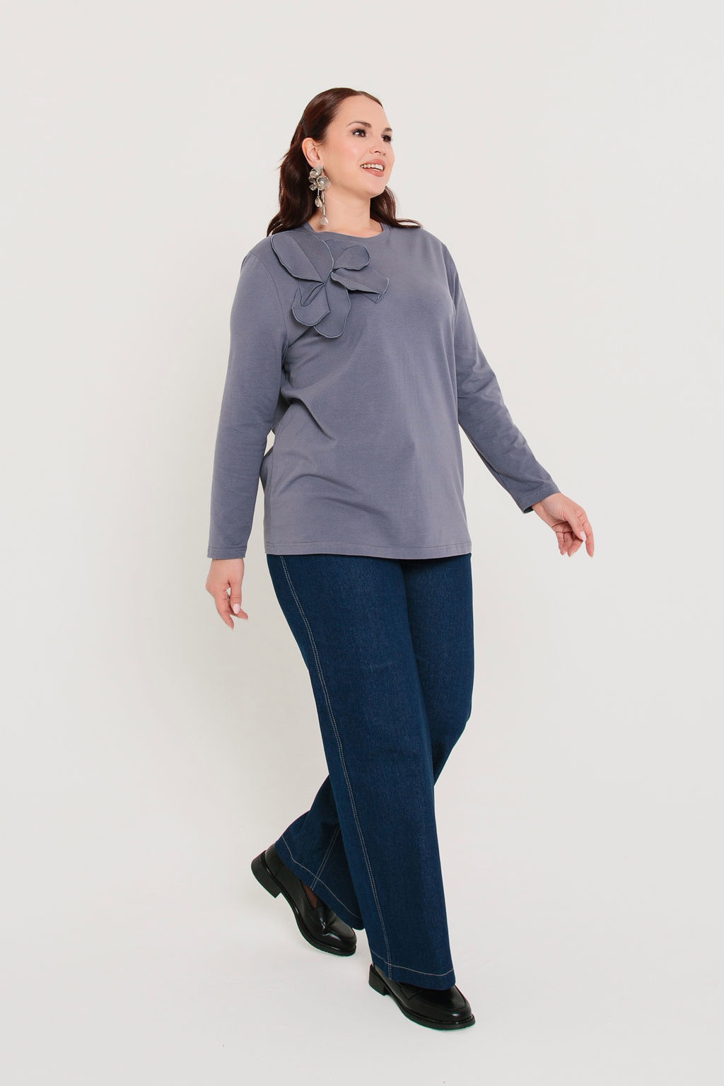 95% хлопок, 5% эластан блуза, джемпер - Prima linea фото 10