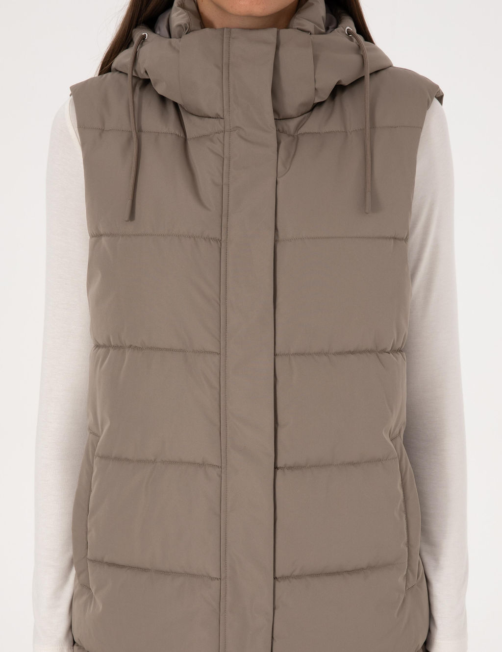 Vizon __kar_labilir Kap__onlu Yelek - Pierre cardin фото 7