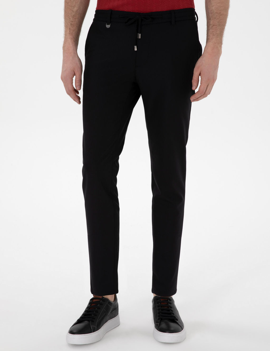Siyah Klasik Jogger Pantolon