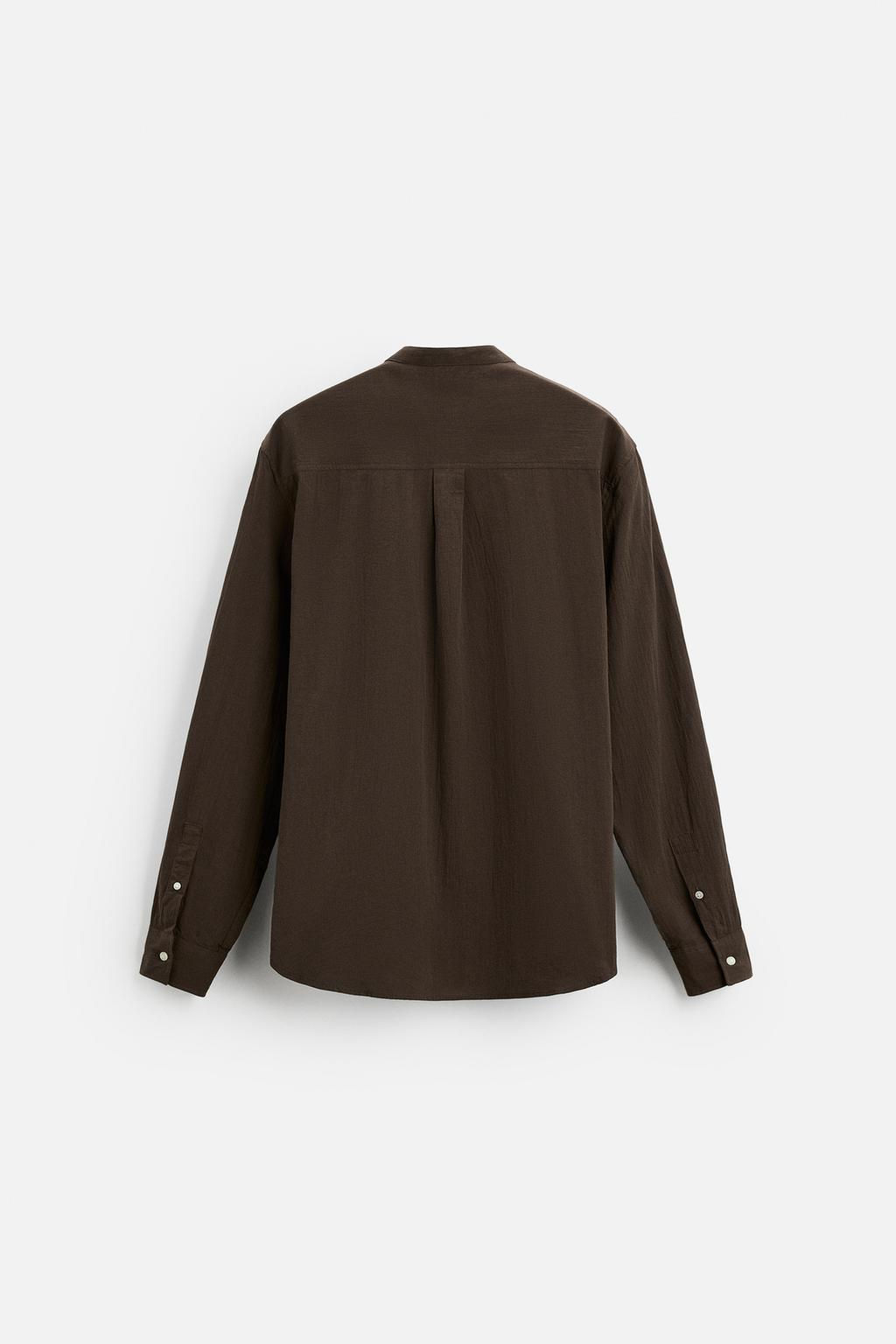 CREASED-EFFECT SHIRT - Zara фото 8