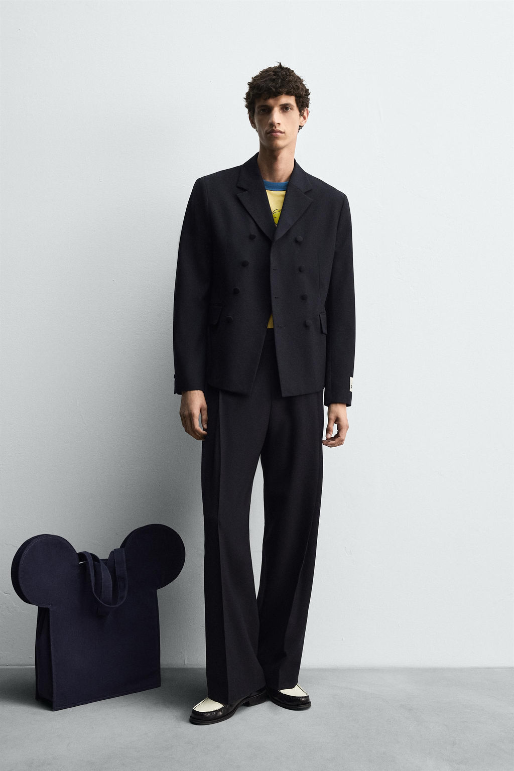 PLEATED SUIT TROUSERS HARRY LAMBERT FOR ZARA X DISNEY