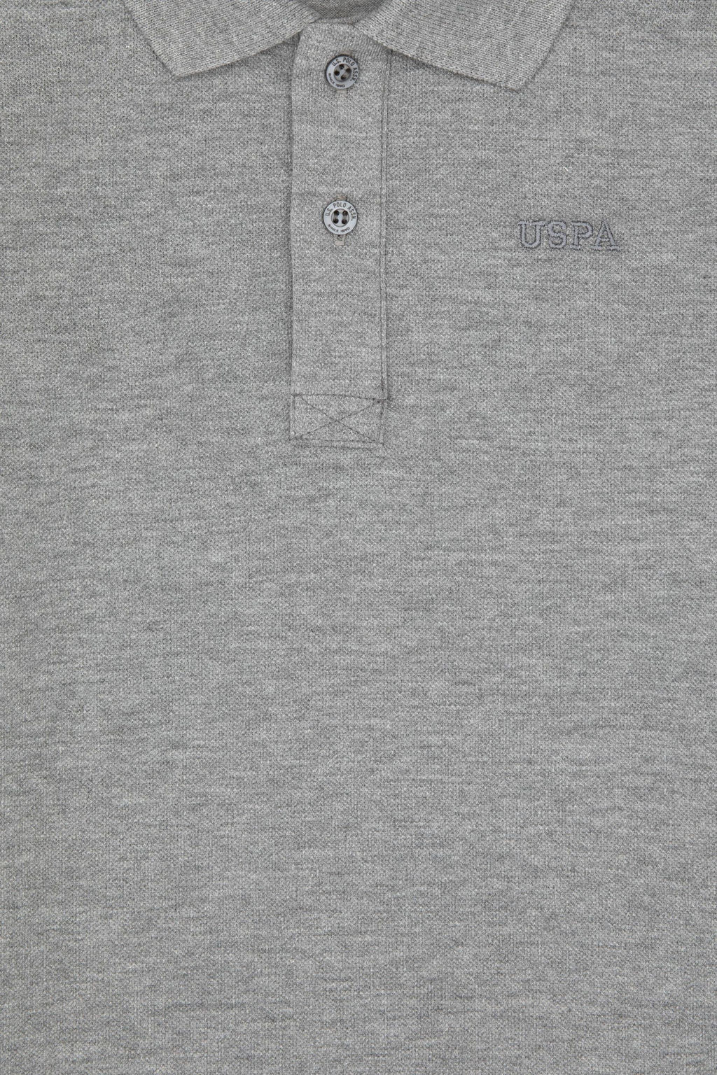 Erkek _ocuk Gri Melanj Basic Polo Yaka Sweatshirt Sepette S_rpriz _ndirim - U.s. polo assn фото 3