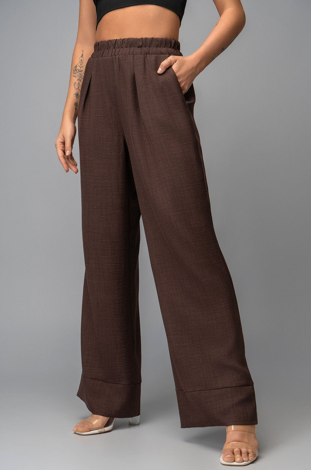 Женские льняные брюки Happyfox - Happy fox фото 2