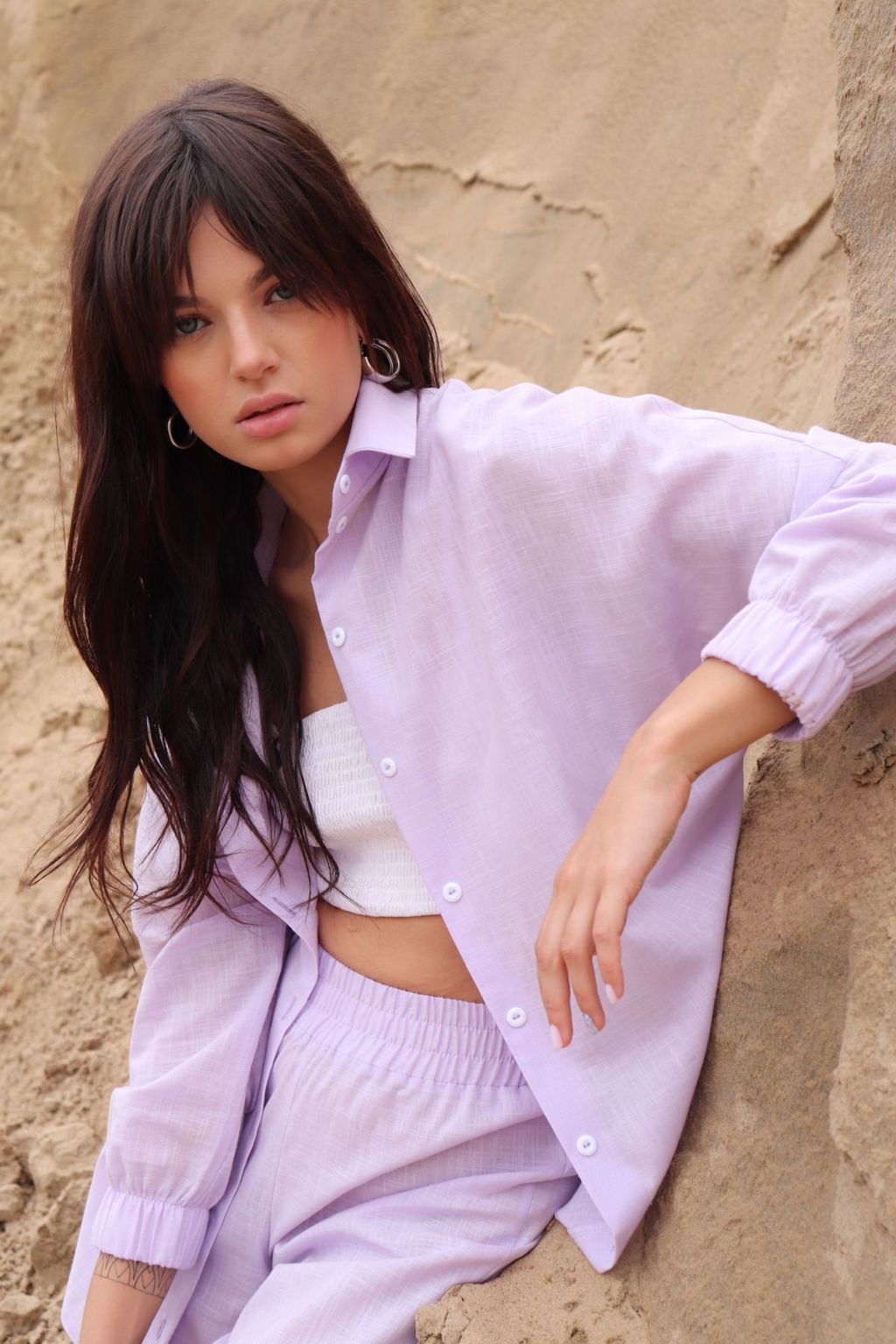 7011 Костюм из льна и хлопка - Martichelli фото 15