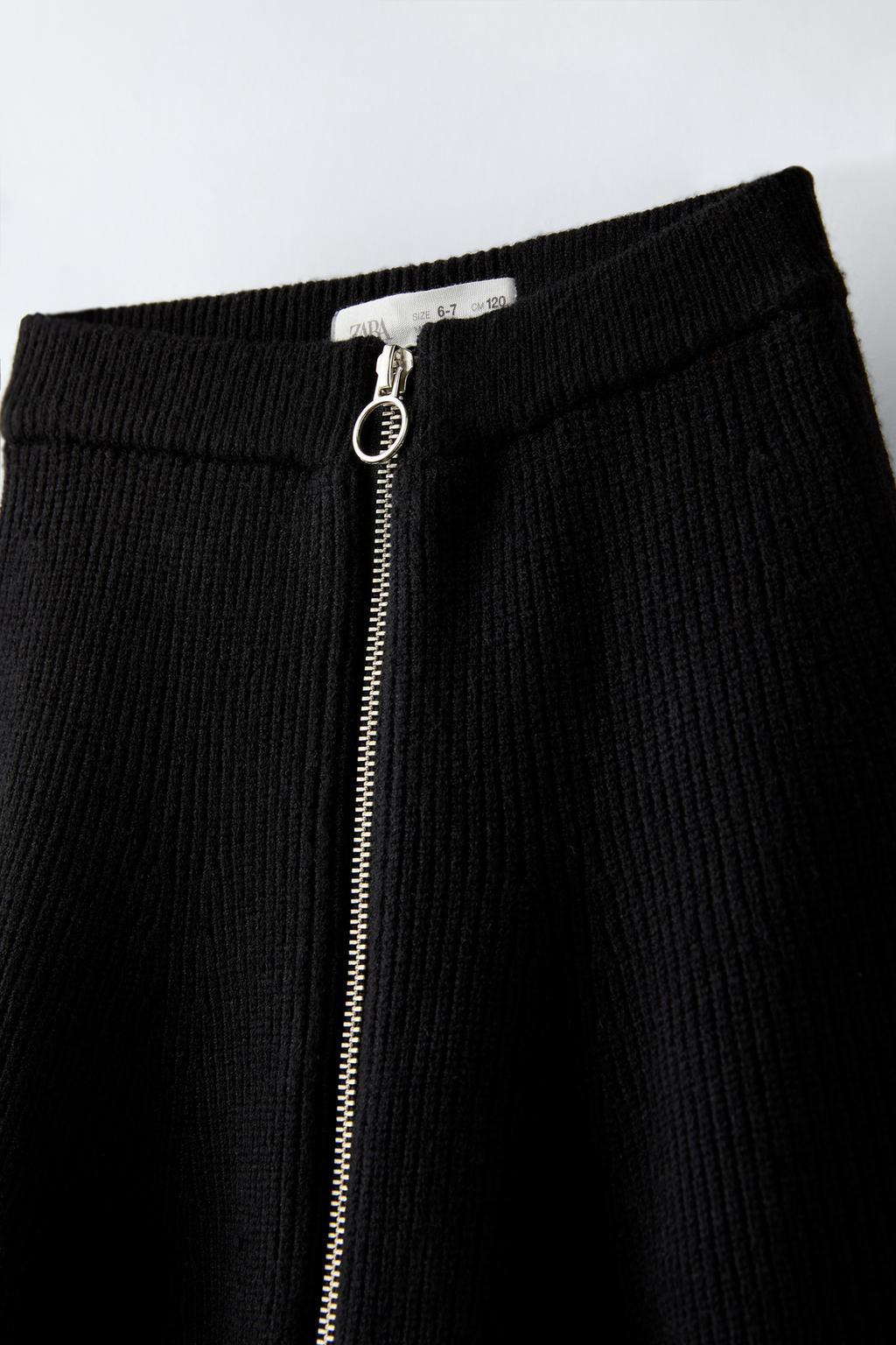 KNIT SKIRT WITH ZIP - Zara фото 3