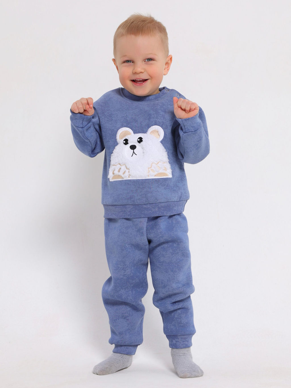 Костюм для мальчика с начесом Футер - Оптима фото 5