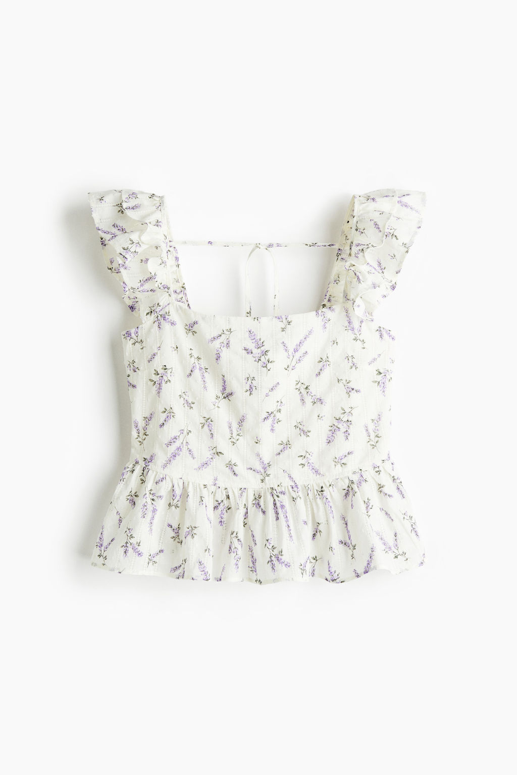 Blusa con lazada y peplum - H&m фото 2