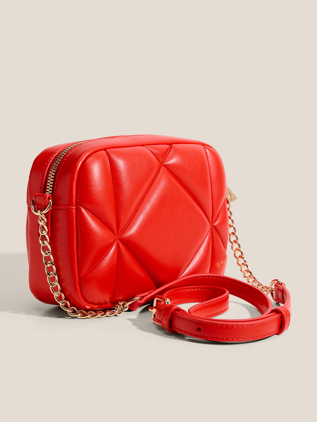 Кросс-боди LOVE MOSCHINO EMBOSSED Q Артикул 4561055, рубиновый  фото 3
