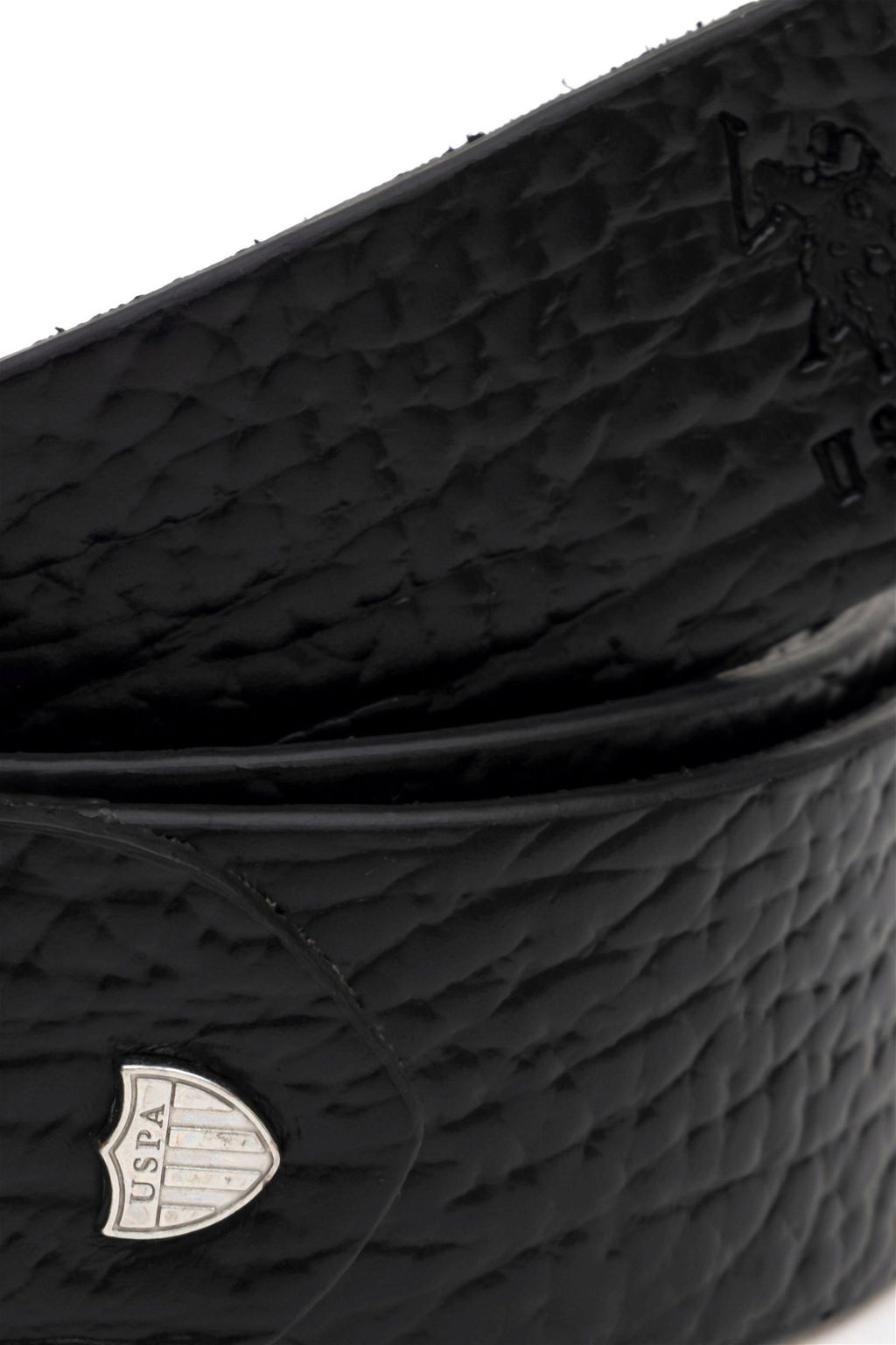 Мужской черный пояс - U.s. polo assn фото 4