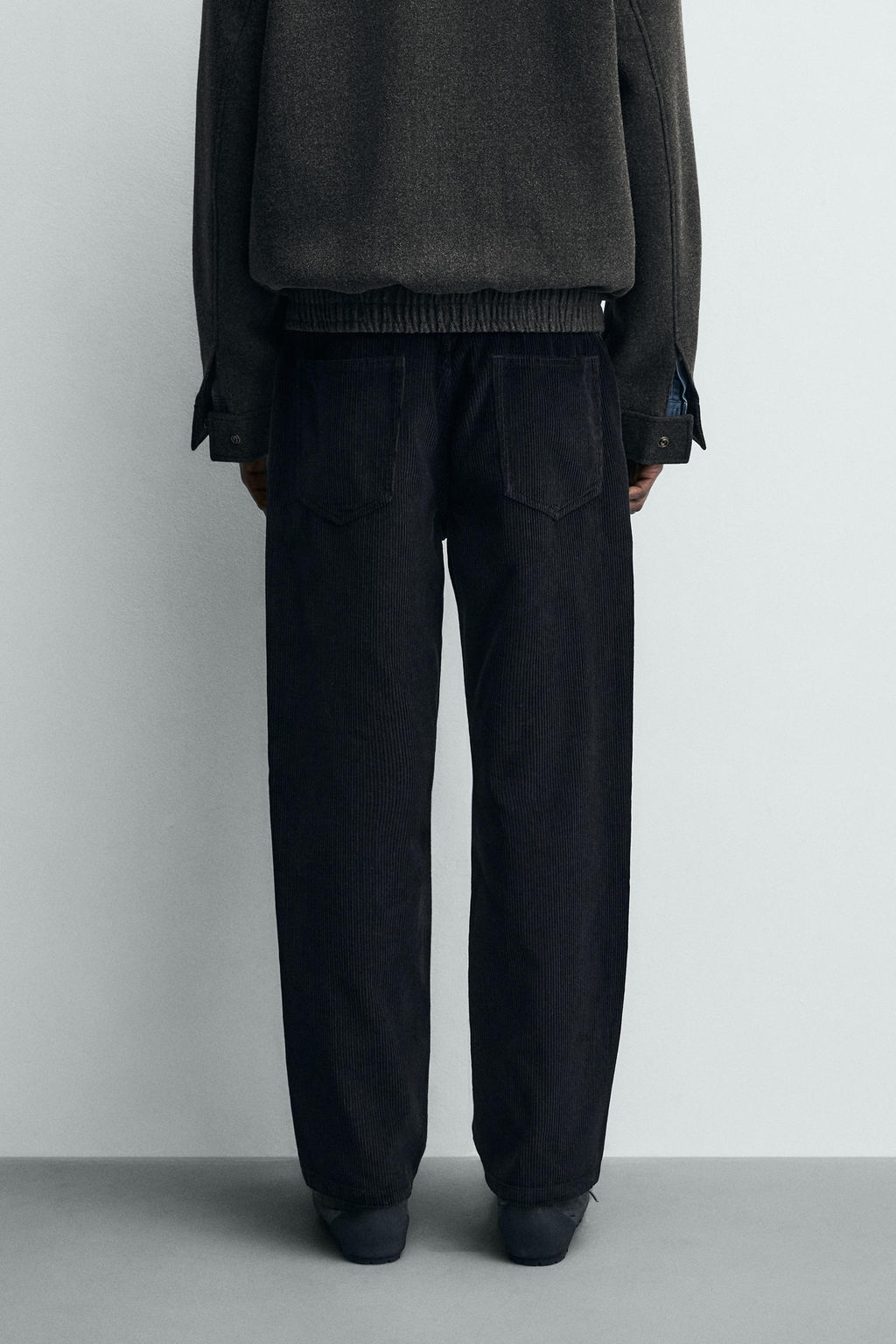 STRAIGHT-LEG CORDUROY TROUSERS - Zara фото 20