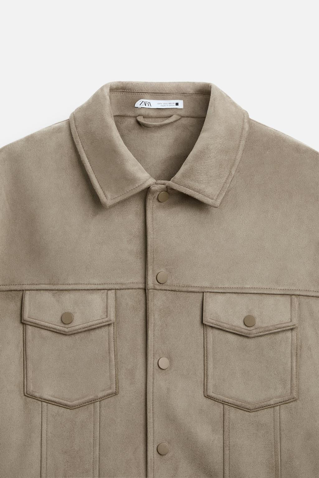 FAUX SUEDE JACKET - Zara фото 29