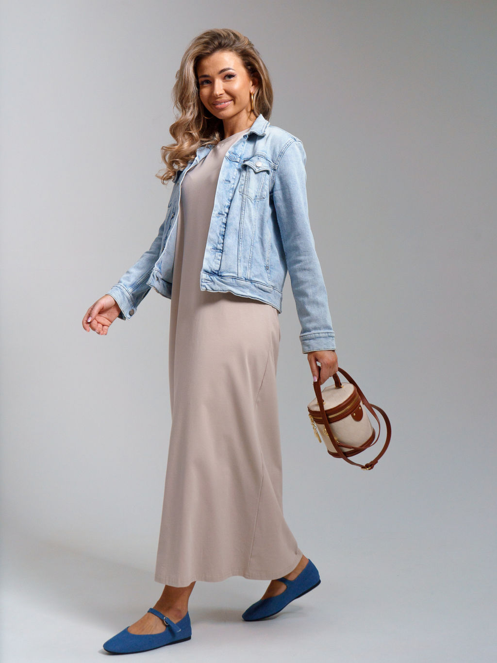 968 Платье "Бежевый"